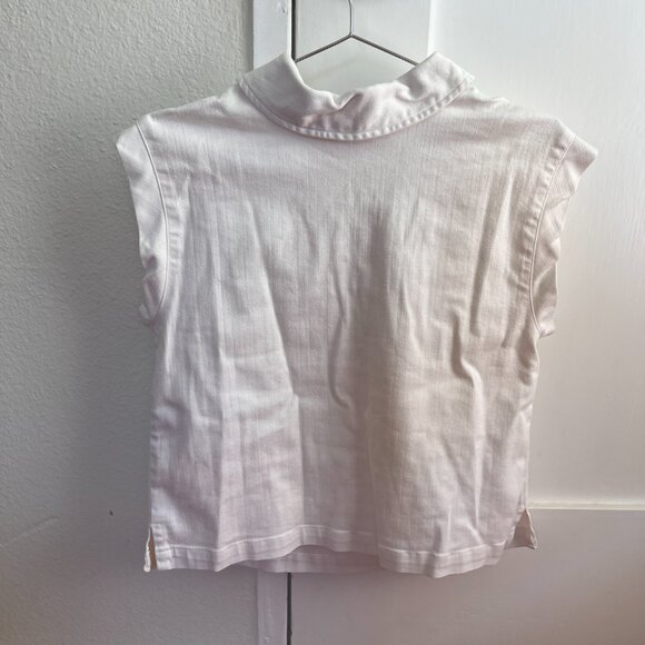 Rachel Comey White Nave Denim Lace Top - Picture 4 of 4